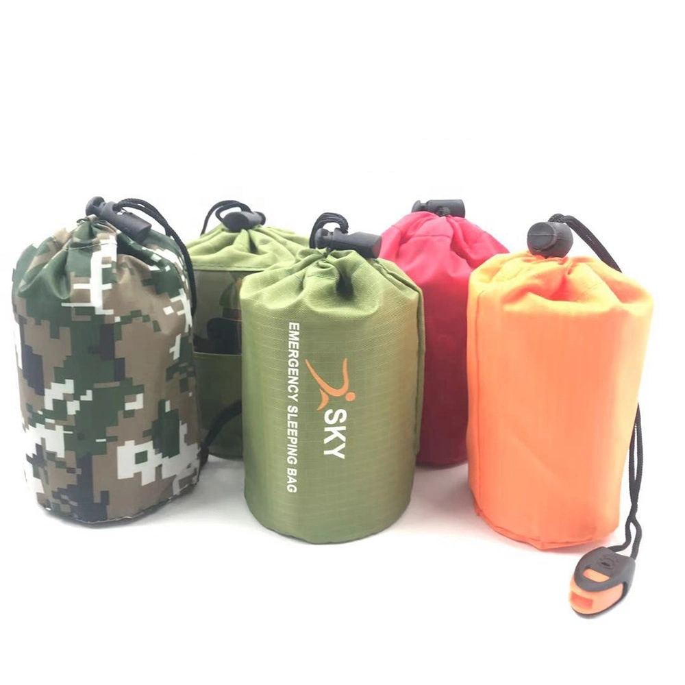 Sac de couchage d'urgence en mylar Mylar Bivy Sacks Survival Mylar Thermal Sac de couchage d'urgence Bivvy