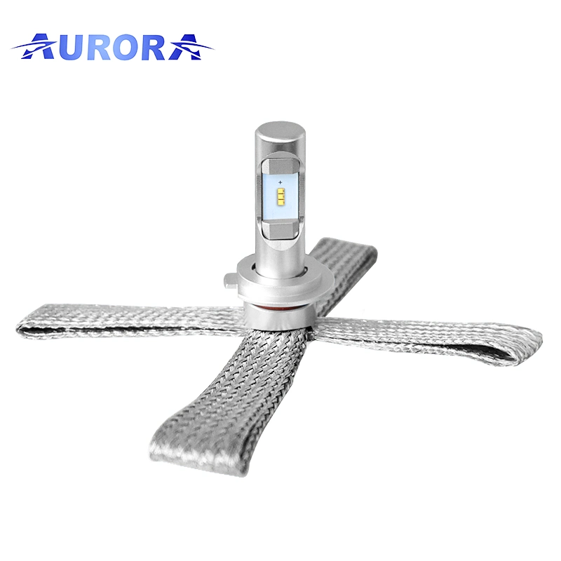 Aurora Copper Braid Design Small Size G10 H4 LED Headlight Super Power Auto Headlight Bulbs