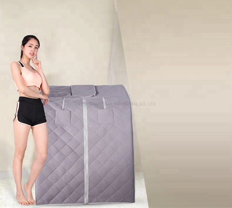 Smartmak Far Infrared Portable Sauna Cabin with Ozone Tourmaline Stone