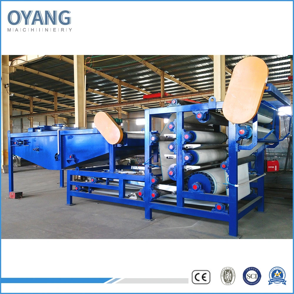 Sludge Dewatering Belt Filter Press Machine for Mine Tail Mud