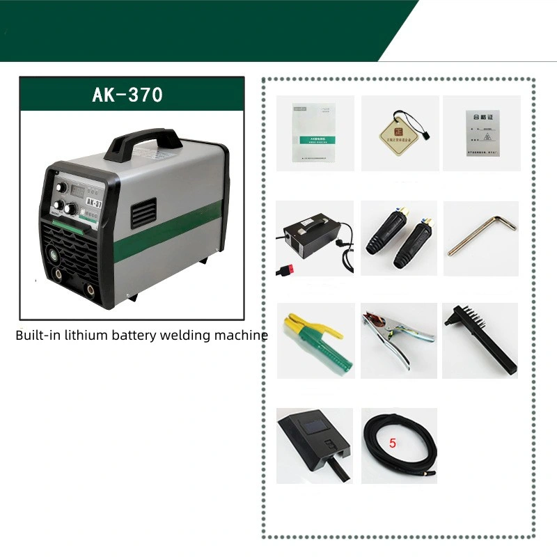 Lw-370 10A 150A Generador de soldador de arco eléctrico inalámbrico recargable impulsado por motor de CC