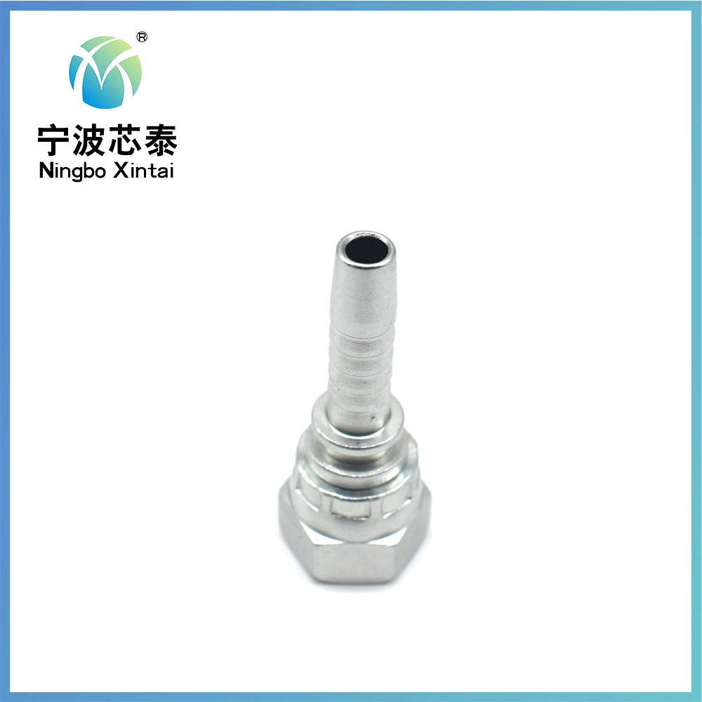 China de fábrica (29611) Gas JIS 60 Femenino de la junta de cono único adaptador de rosca NPT hexagonal de acero inoxidable Adaptador conector manguera hidráulica Precio