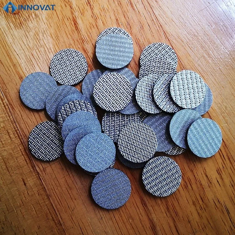 Stainless Steel 304 316 Wire Mesh Sintered Disc Filter Element Wire Mesh Filter Disc