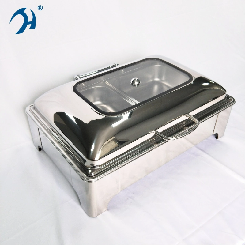 Electric Buffet Hot Pot Food Warmer Catering Stainless Steel Buffet Set