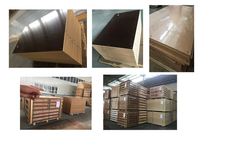 Waterproof Black Film Faced Construction Shuttering Plywood 1220 X 2440 X 18 mm