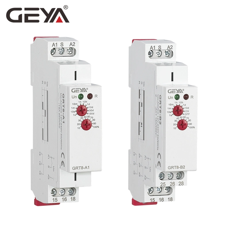 230V intervalle Geya AC220 Acdc12-240V Prix Minuterie Relais commutateur Grt8-a/B.