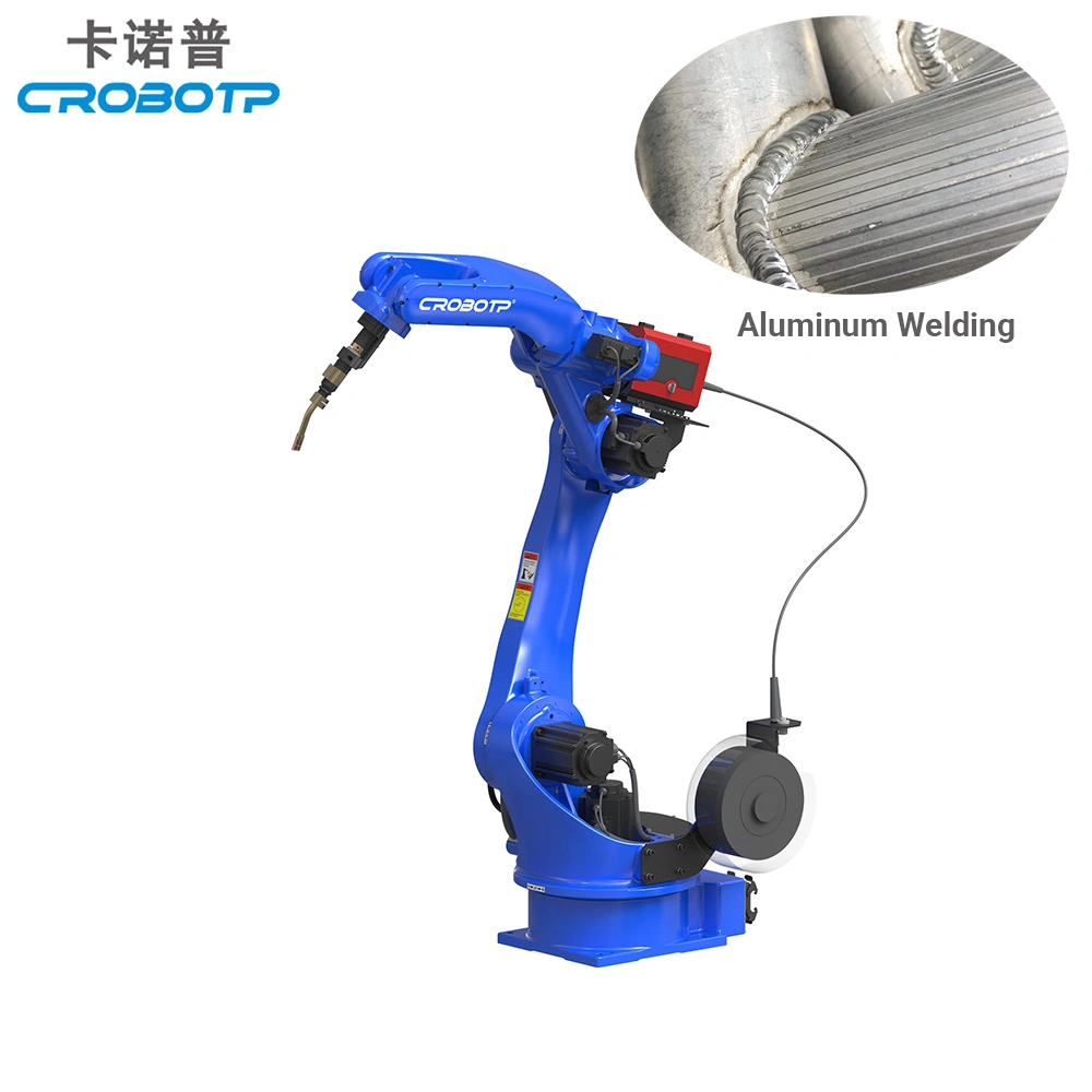 Crobotp 6 Axis 1730mm Industrial Welding Robot for Aluminum Welding