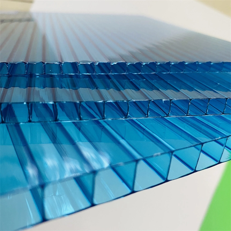 Transparent Corrugated Plastic UV Protection PC Panel Polycarbonate Roofing Hollow/Solid Sheet for Greenhouse Roof