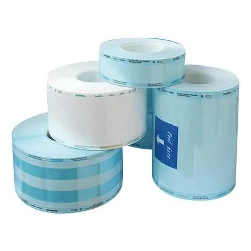 Factory Price Disinfection Gusseted Reel Pouch Roll for Medical Eo/Steam Sterilization Packaging