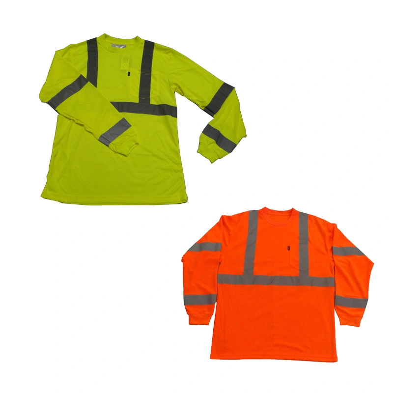 Class 3 Safety T-Shirt Hi-Vis Workwear High Visibility Safety Wear