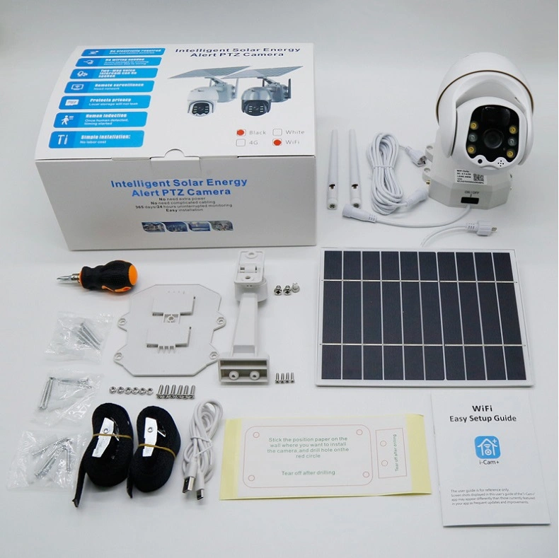 Solar CCTV 4G SIM Card Motion Detector Wireless Security Camera