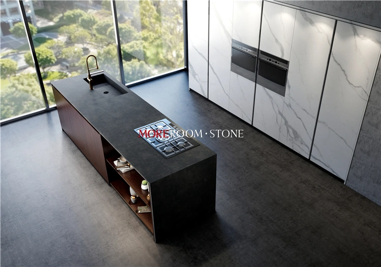 Italiano Polished Matt 3200 X 1600 6mm Agate Semi precioso Losas de porcelana grandes