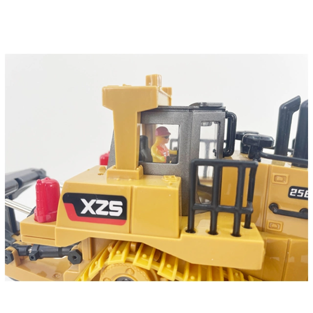 Remote Control Car 1: 24 Scale Diecast Truck Alloy Models Bulldozer Vehicle Construction Vehicle Model Engineering Car Toy Boy Gift (Bulldozer)