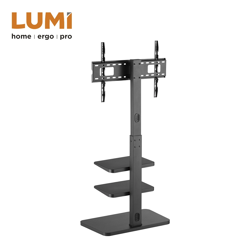 Living Room Furniture TV Floor Stand with Double Shelves