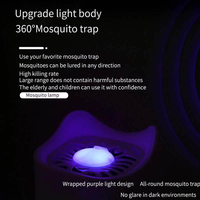 Asesino de mosquitos mosquitos eléctrico lámpara, con la mosca de los insectos plaga Zapper trampa atrayente repelente para interiores y exteriores