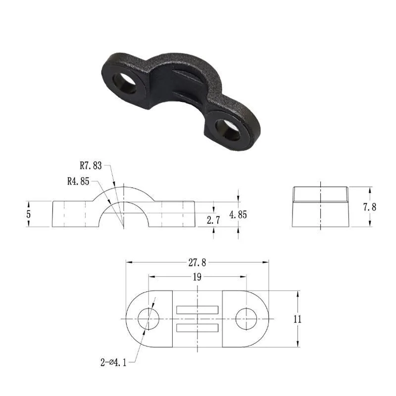 Accesorios cable de plástico, la sujeción de la abrazadera de electromecánica de equipo con el tornillo de la placa de crimpado de nylon