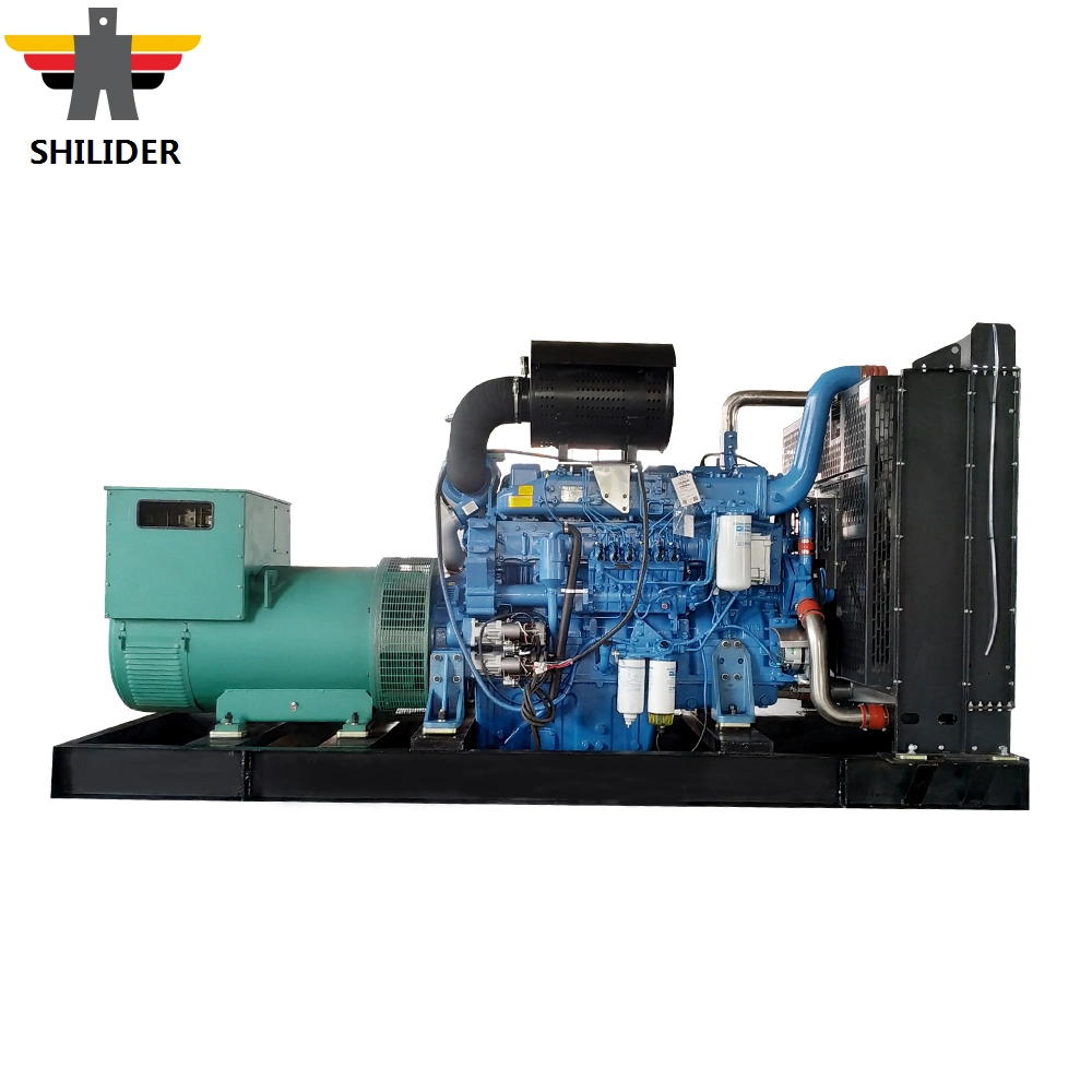 875kVA/960kVA/700 Motor de cobre puro de generador diesel de bastidor abierto de alta potencia Se utiliza comúnmente en minas de carbón con baja emisión de combustible Y baja emisión