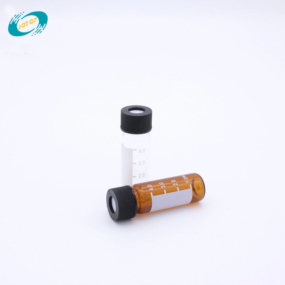 Autosampler HPLC Amber Glass Vial Bottles with Write-on Spot