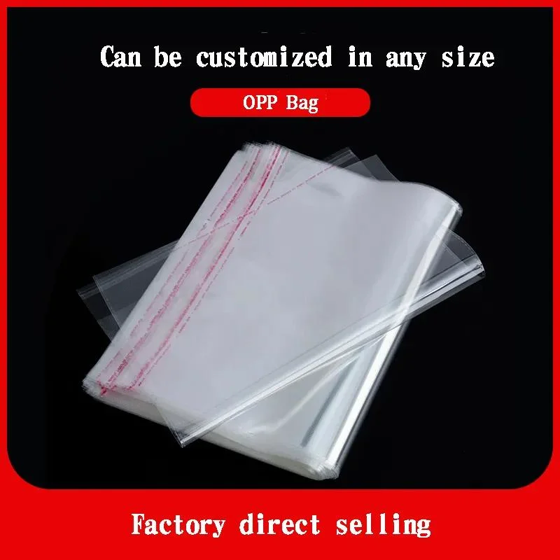 BOPP Bag Manufacture OPP Plastic Packing Self Seal Adhesive Sealing Bags