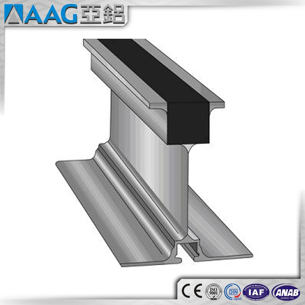 Construction Aluminium Profiles for Aluminium Windows Doors Curtain Walls