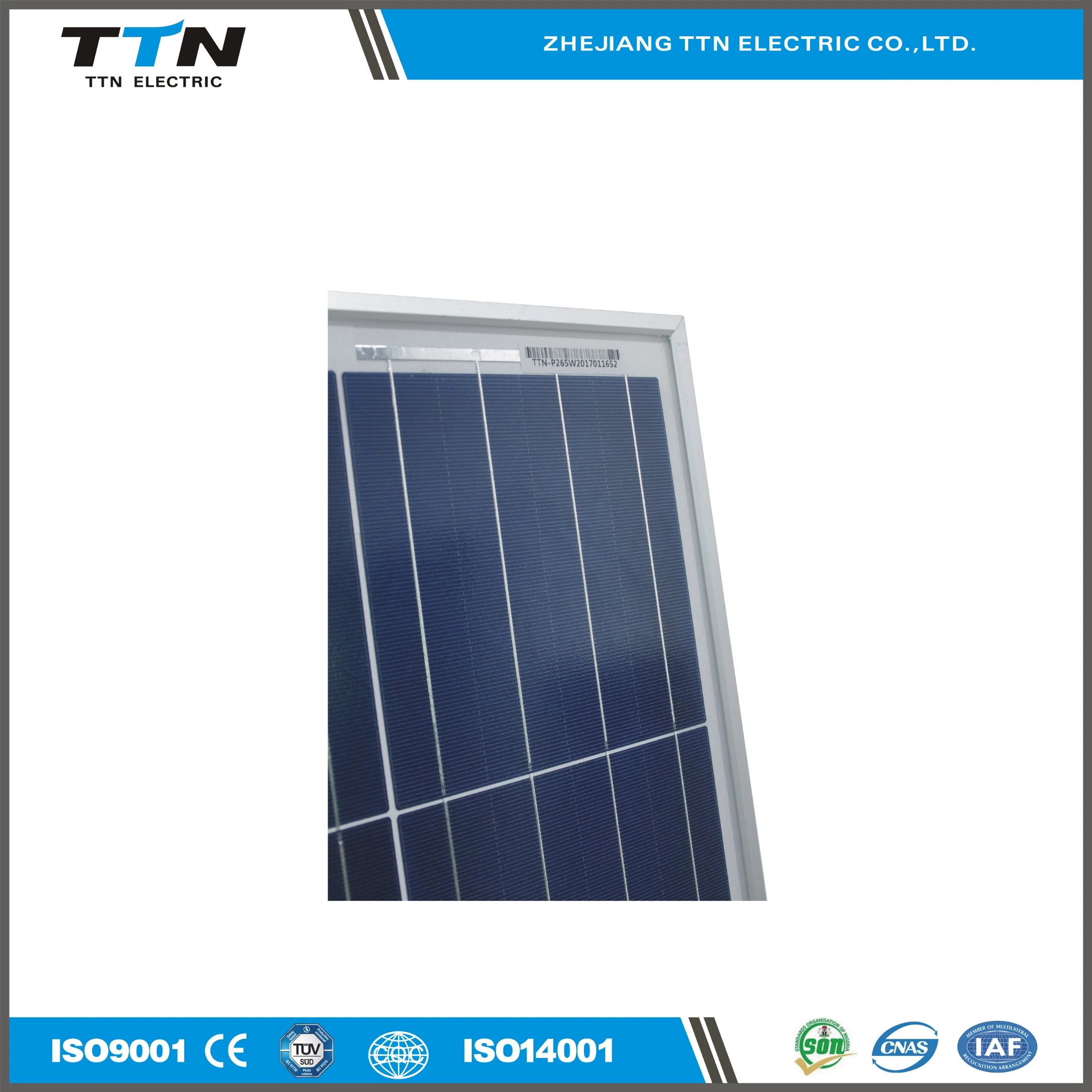 Ttn A Grade Best Solar Panel 310W PV Module Solar Power for Your Home