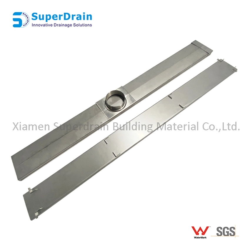 Customize Different Size SUS Concealed Invisible Tile Insert Bathroom Long Linear Drainage