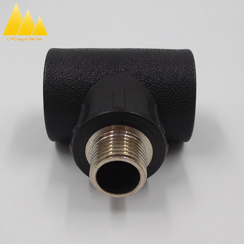 Best Quality Black HDPE Threaded Pipe Tees Fittings for Water Supply