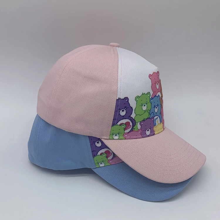 Polyester Cotton Baby Kids White Sublimation Hat Children Cap