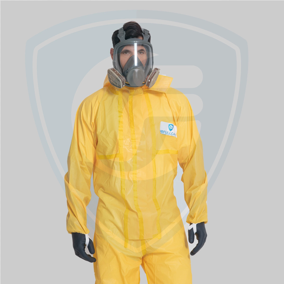 Type 3 4 5 6 ignifuge combinaison jetable imperméable de protection chimique Cat III CERTIFICATION CE FR14126 FR1149 microporeuse/PP/SMS/industrie/lab