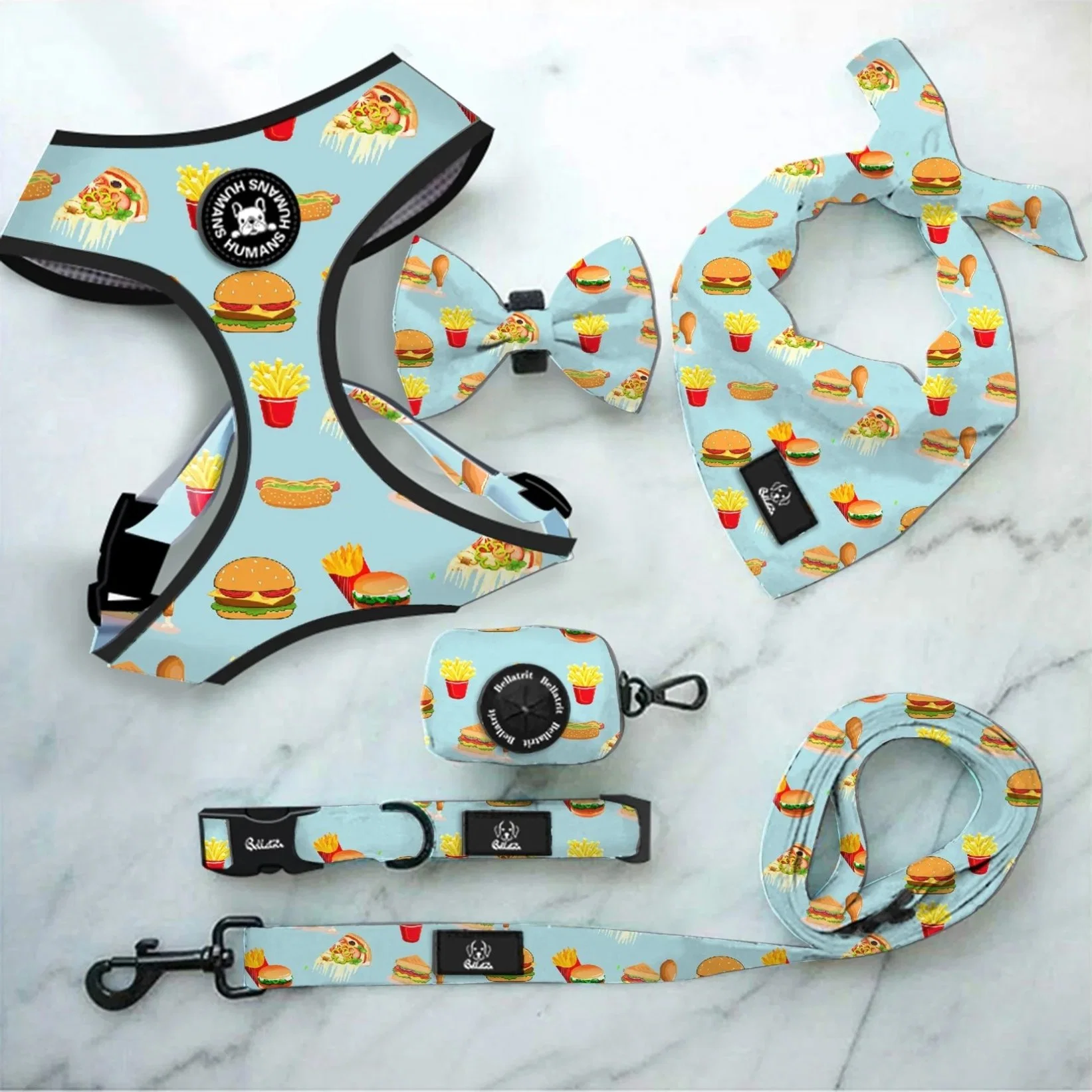 Best Selling Pet Products 2021 Dog Harness Custom Pattern Dog Accessories Luxury Pet Supplies/Factory Price