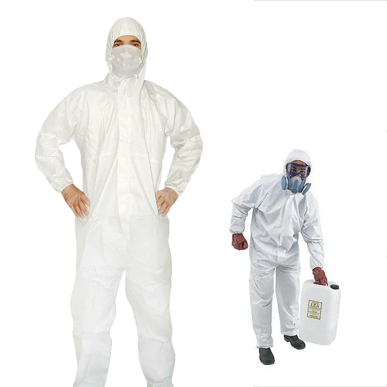 Disposable Safety Protective Clothing Coveralls Non-Woven Protective Clothing CE Type 5/6