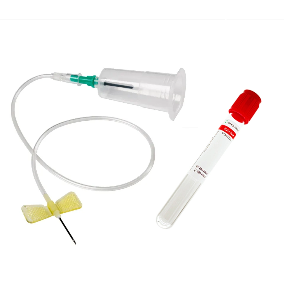 Medical Disposable Safety Sterile Blood Collection Needle with Scalp Vein Set for Single Use