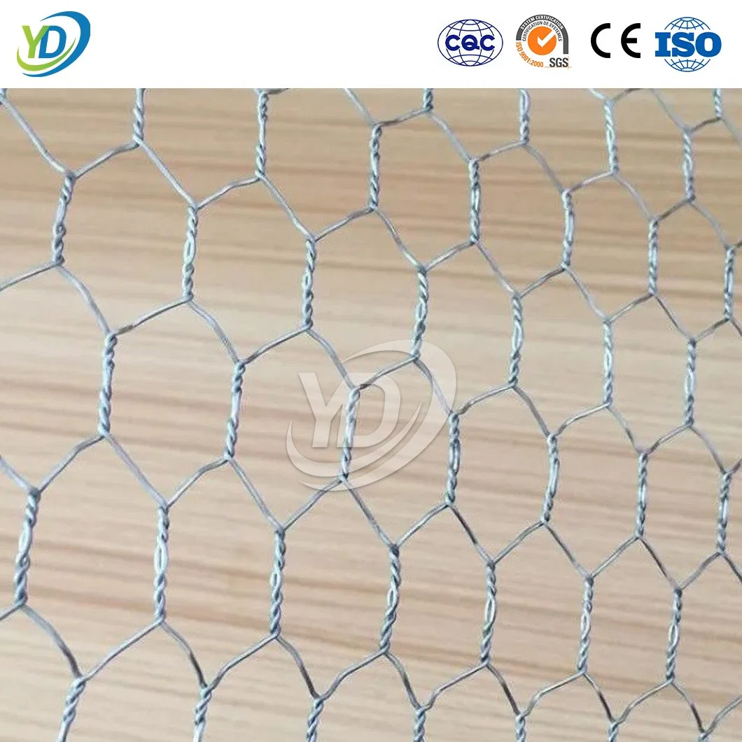 Yeeda Gabion Wall 50X50 Original Factory Hexagonal Wire Netting 2.7mm/3.0mm/3.2mm Diameter 80X100mm Zinc Coated Double Twisted Gabions Wire Mesh