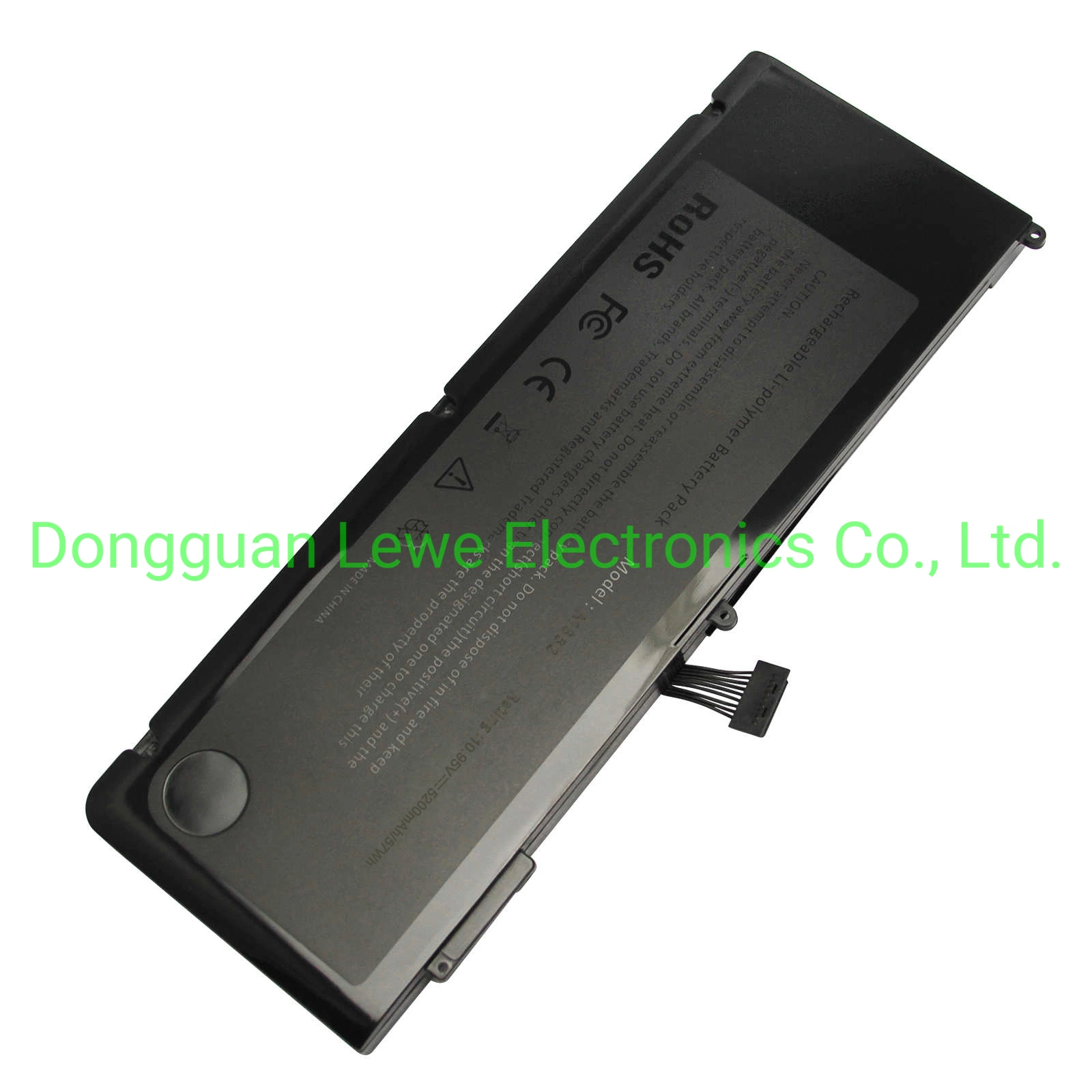 Pour Apple UN1382 10.95V 5200mAh Batterie pour portable noir