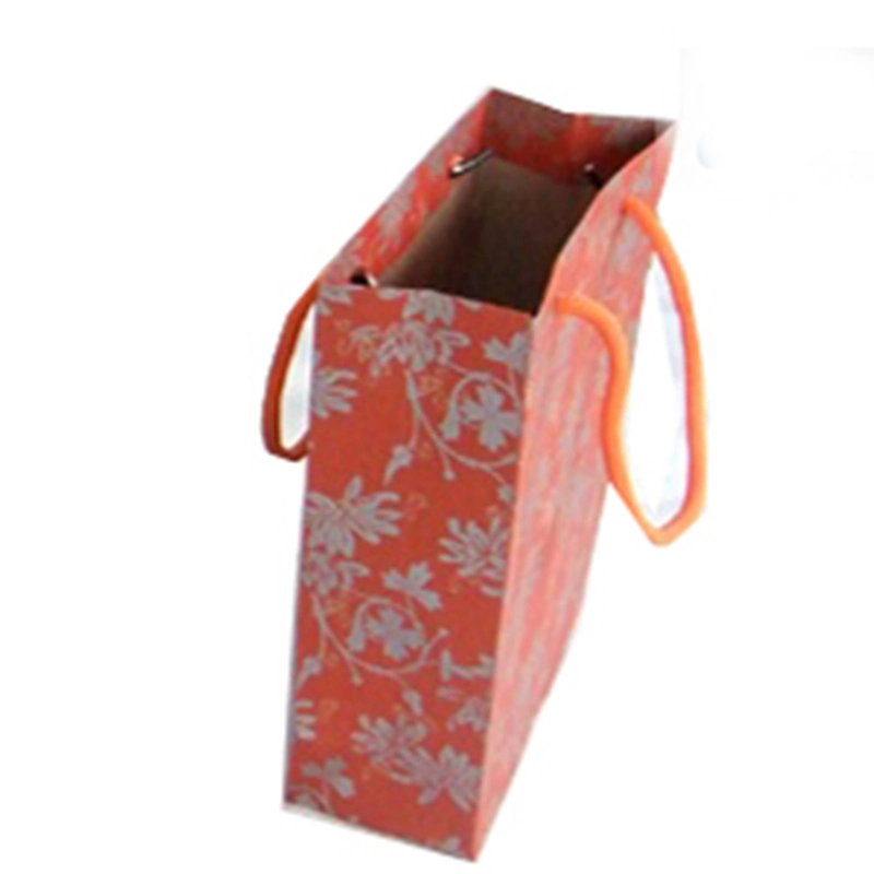 Low Cost Custom Brown Color Regular Kraft Paper Bag for Double Wine Packaging