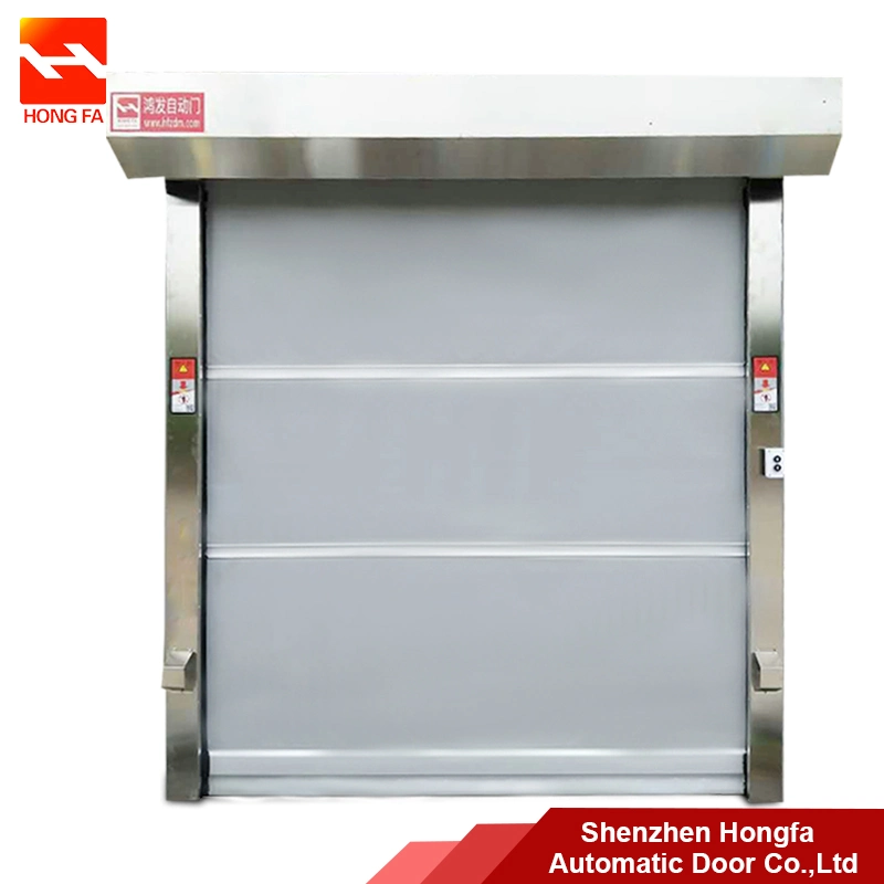 Industrial PVC High Speed Rolling Shutter Doors, Automatic Fast Quick Door (HF-1041)