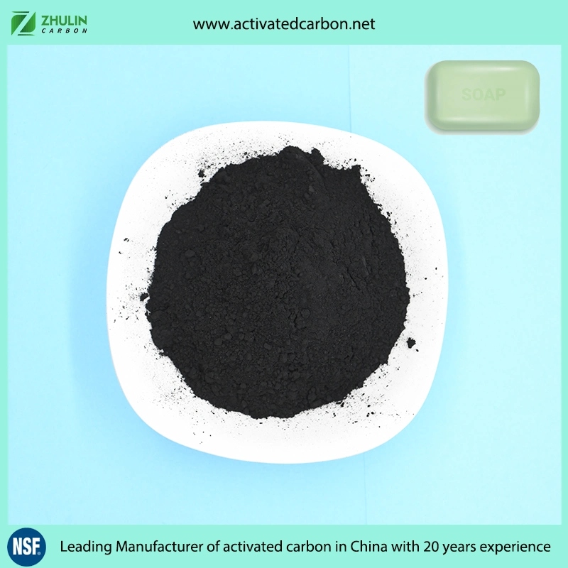 Pulverised Activated Carbon Powder for Decolorization Soap Making for Sale