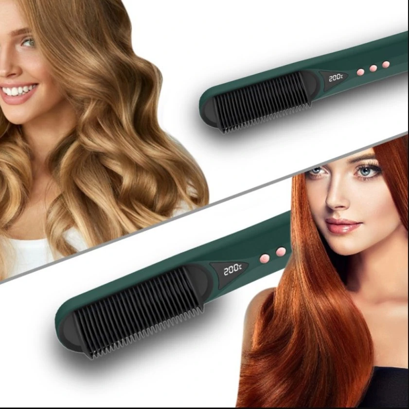 New Arrival Hot Sell Factory Price Floating Plate Salon Best Infrared Ceramic Flat Iron Brush Hair Straightener Curler