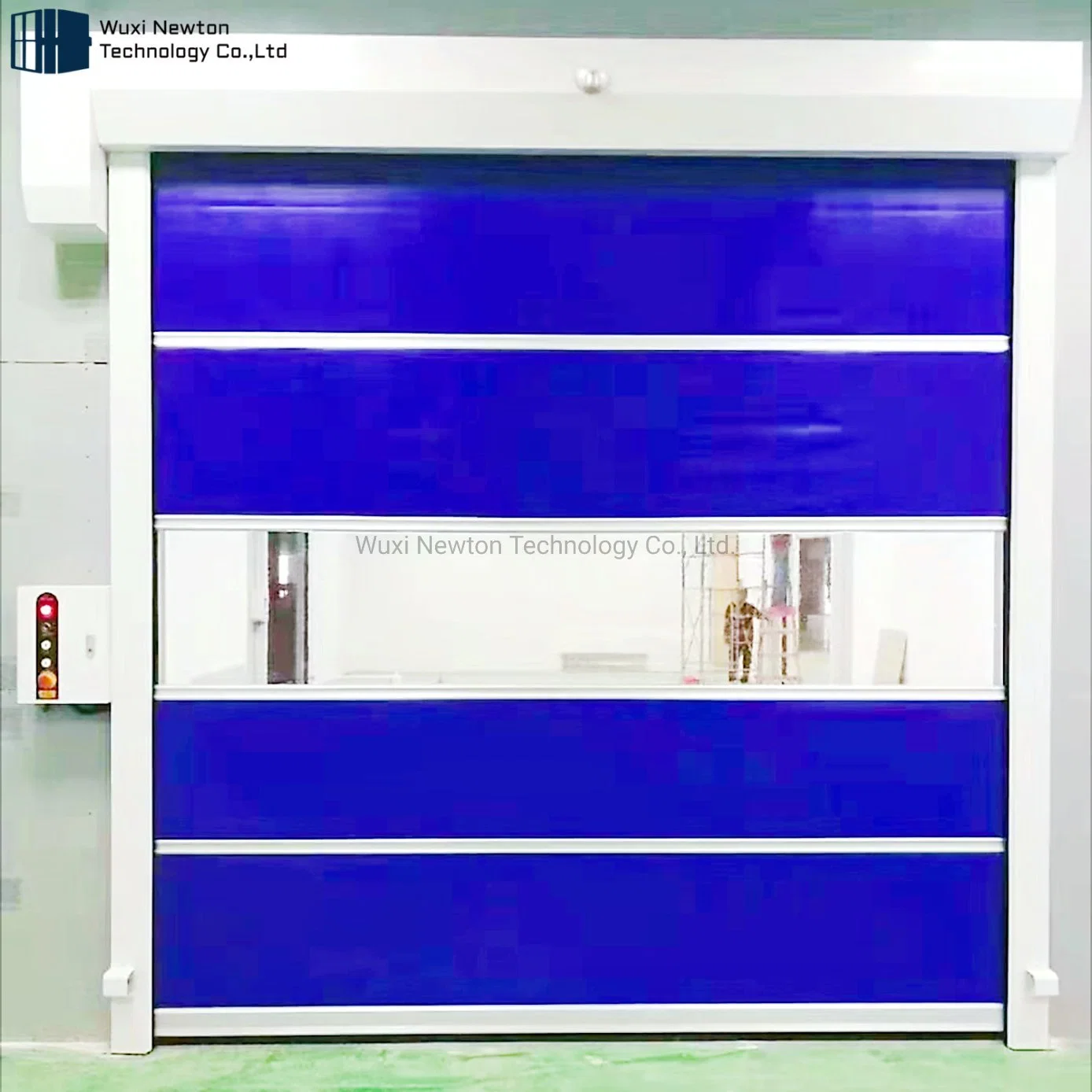 High Speed Warehouse Industrial Auto Plastic Sliding Door