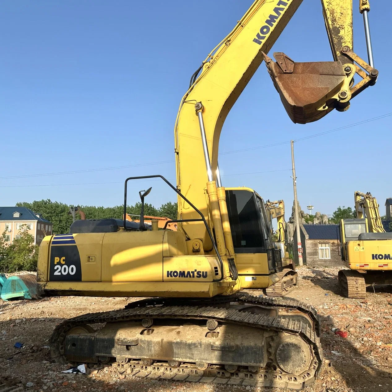 Original Japanese Secondhand Construction Machinery 20 Tons Komatsu PC200-8 Used Crawler Excavator