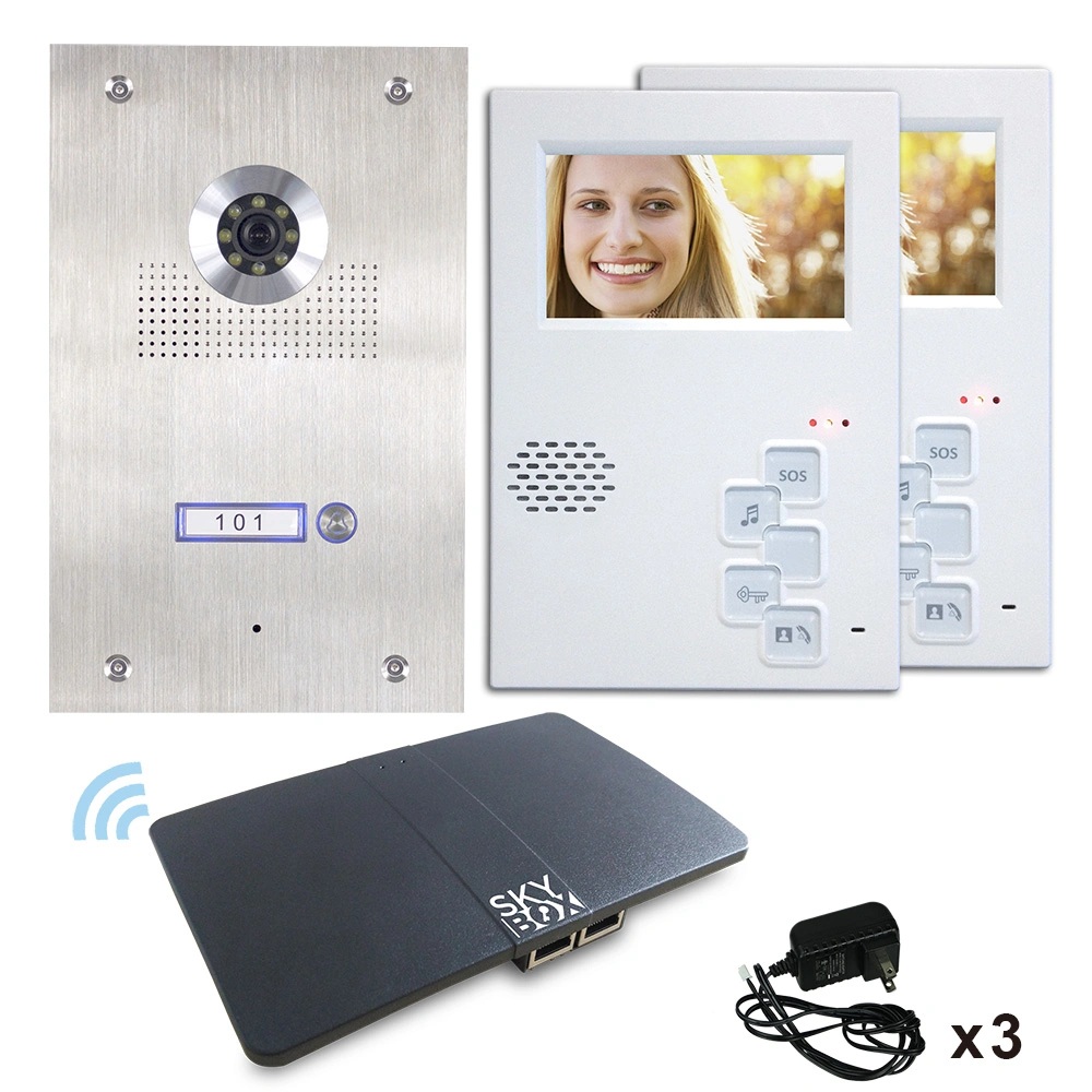 Doorphone-Aluminum Alloy Panel with IR Camera for Intercom