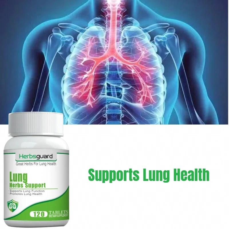 Medoncare Lung Health Support Herbal Supplements with Customized Formula and Package