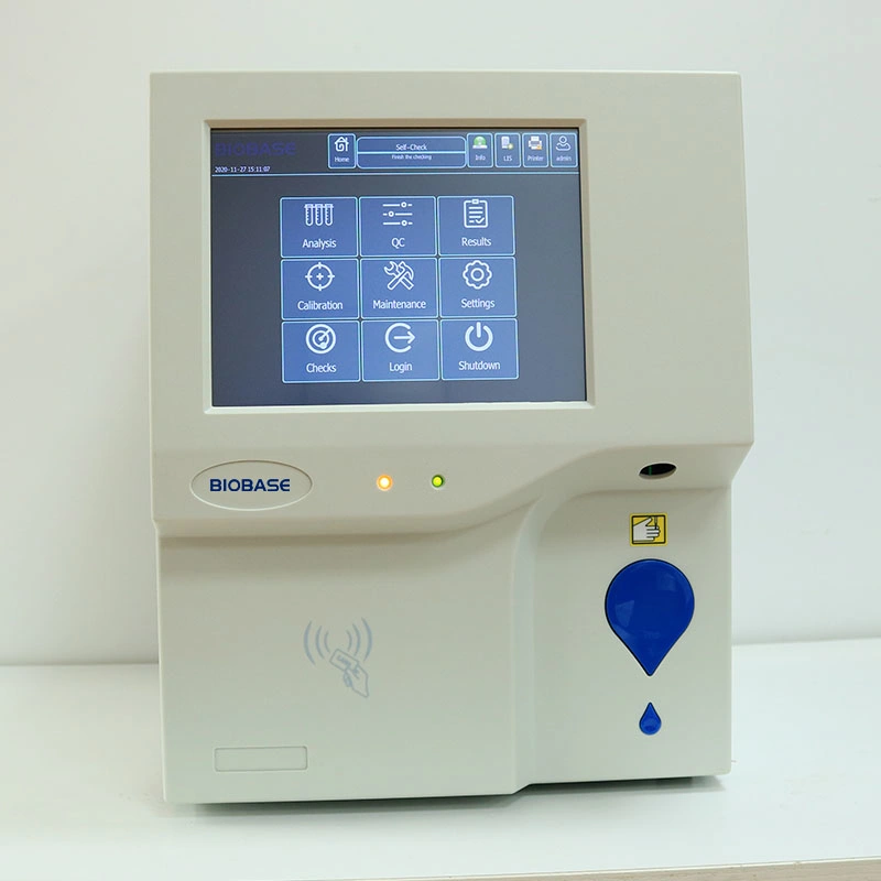 Contador celular BioBase CBC máquina 3-Part Auto Hematology Analyzer Precio