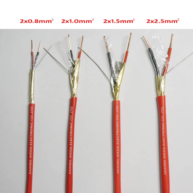 IEC6033 16AWG 14AWG 2 / 4 Core Copper Solid Fire Rated Alarm Cable Fire Resistance Retardant Resistant