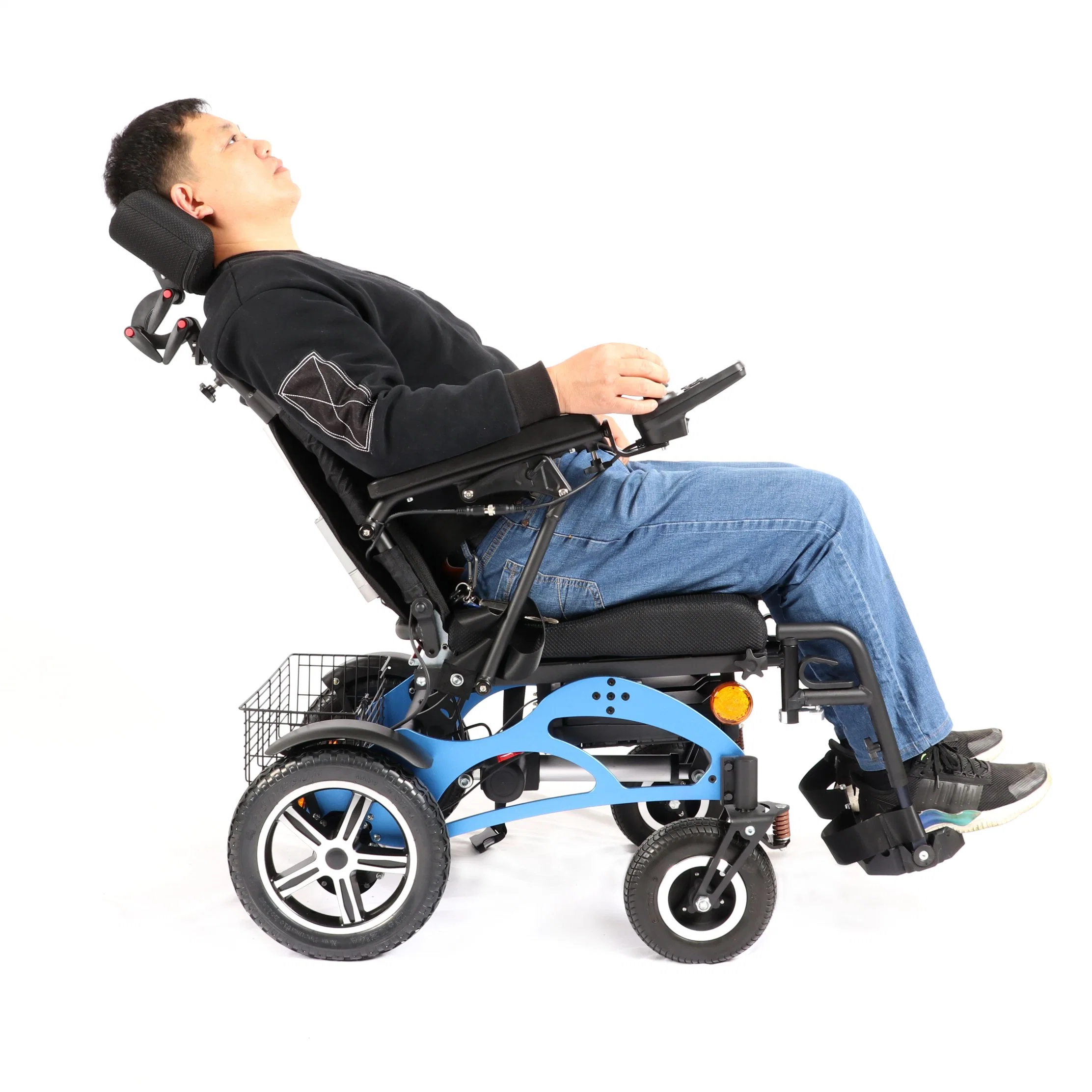 Medical Compact Tilt-in-Sapce Electric Wheelchair Transport Mobility Motorised Disability Scooters