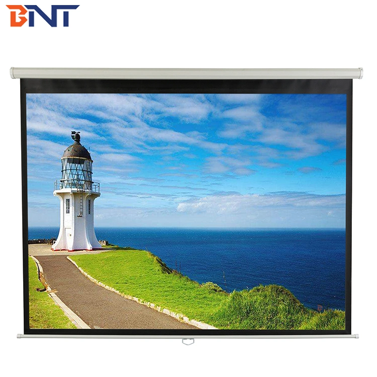 Home Theater 120 Inch Manual Pull Down Projection Screen