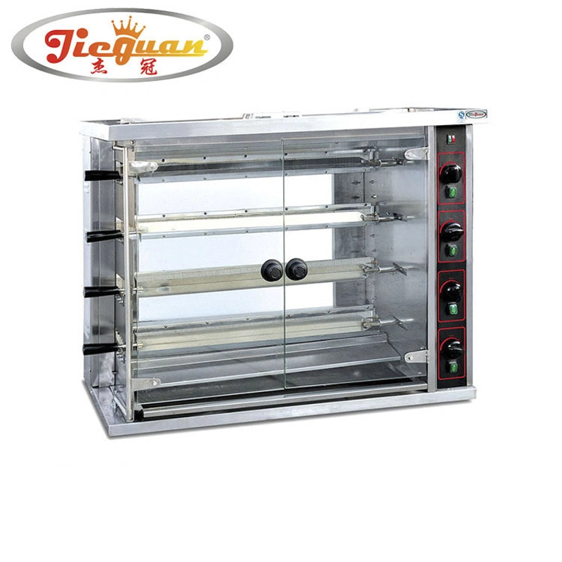 Gas Rotisserie Chicken Machine für Restaurant Bäckerei Vertikale Rotisserie