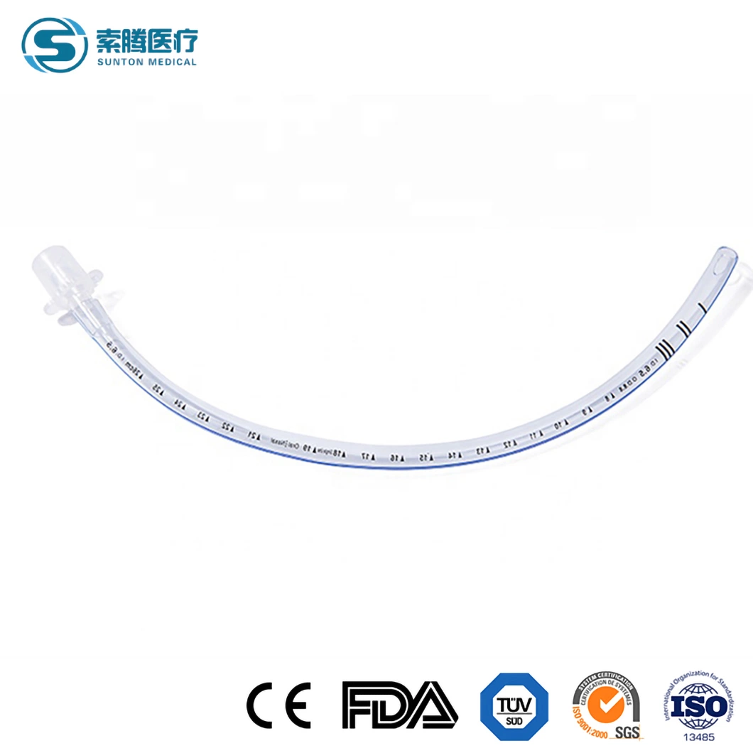 Sunton China Use of Endotracheal Tube Supplier EOS Disinfecting Type M Size Endotracheal Tube Tracheostomy General Endotracheal Tube Dislodged Endotracheal Tube