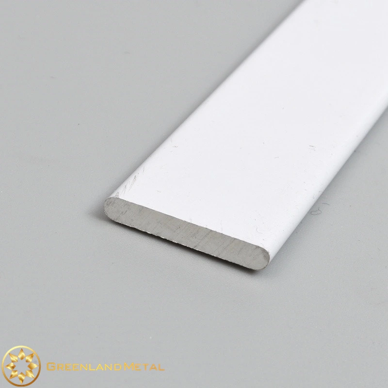 Gl3019 Roman Blind Flat Weight Bar in Powder Coating White