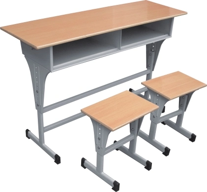 Bureau de travail étudiant de classe métal chaise de bureau Mobilier scolaire moderne